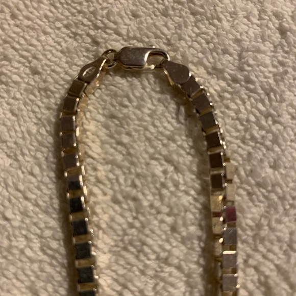 Sterling silver chain and pendant from Italy (stamped) - Picture 4 of 4